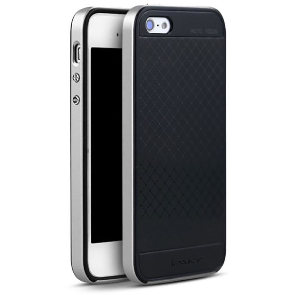 

-накладка Ipaky Slim Anti-fingerprint TPU Case iPhone SE/5/5s Gray