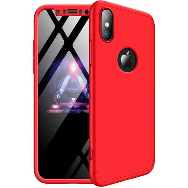 

-накладка GKK 3 in 1 Hard PC Case Apple iPhone X Red
