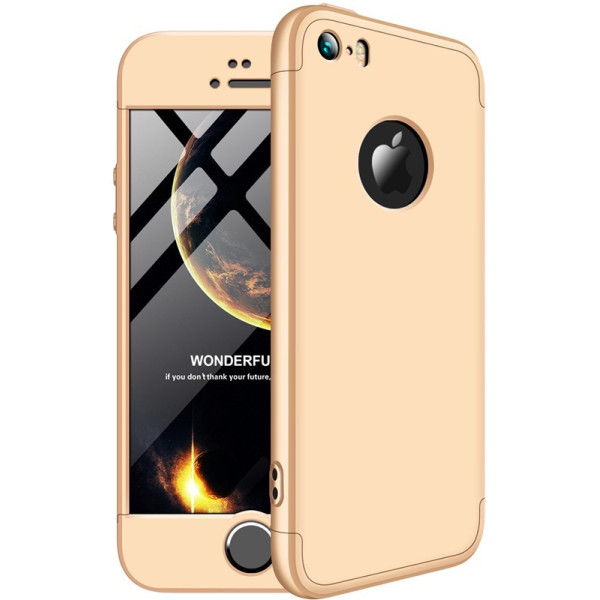 

-накладка GKK 3 in 1 Hard PC Case Apple iPhone 5/5s/SE Gold