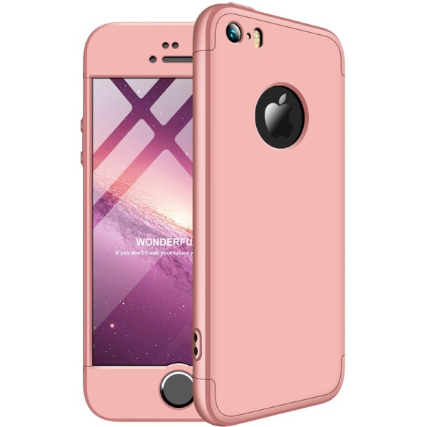 

-накладка GKK 3 in 1 Hard PC Case Apple iPhone 5/5s/SE Rose Gold