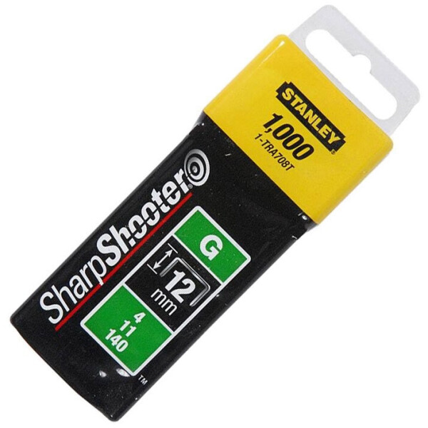 

Скобы Stanley для степлера Heavy Duty, тип G, высота 6 мм, 1000 шт (1-TRA704T)