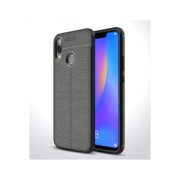 

TPU чехол iPaky Litchi Series для Huawei P Smart+ (nova 3i) Черный (89803)