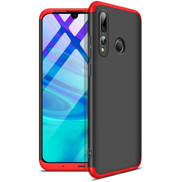 

Чехол-накладка GKK 3 in 1 Hard PC Case Huawei P Smart+ 2019 Red/Black