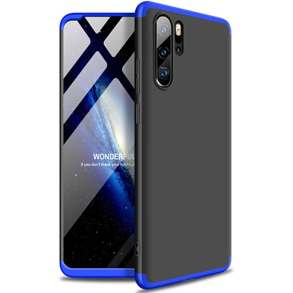 

-накладка GKK 3 in 1 Hard PC Case Huawei P30 Pro Blue/Black