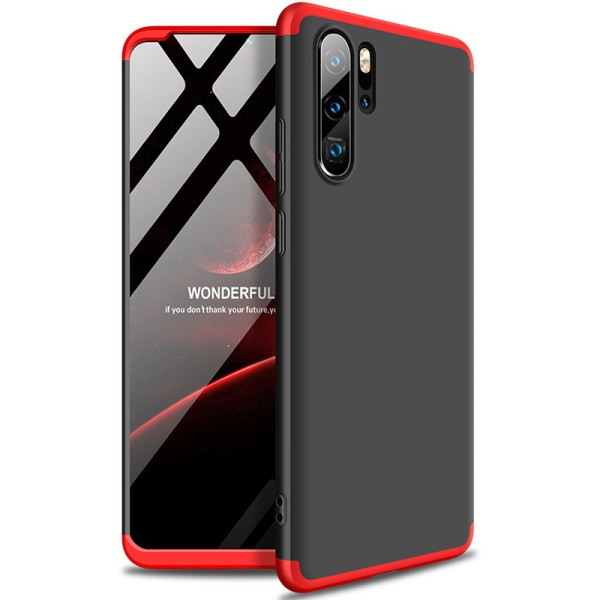 

-накладка GKK 3 in 1 Hard PC Case Huawei P30 Pro Red/Black