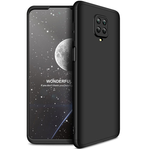 

Пластиковая накладка GKK LikGus 360 градусов (opp) для Xiaomi Redmi Note 9 Pro Черный (77132449)