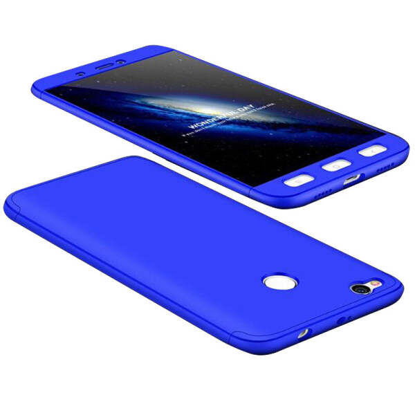 

Пластиковая накладка GKK LikGus 360 градусов (opp) для Xiaomi Redmi 4X Синий (129538)