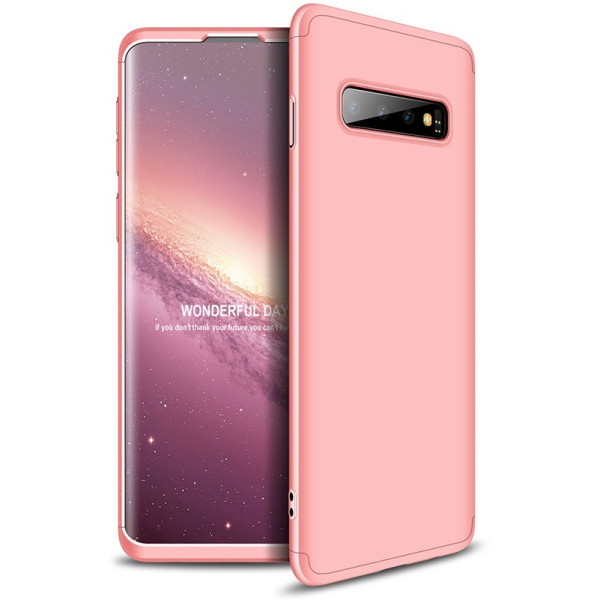 

-накладка GKK 3 in 1 Hard PC Case Samsung Galaxy S10 Rose Gold