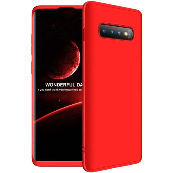 

-накладка GKK 3 in 1 Hard PC Case Samsung Galaxy S10+ Red