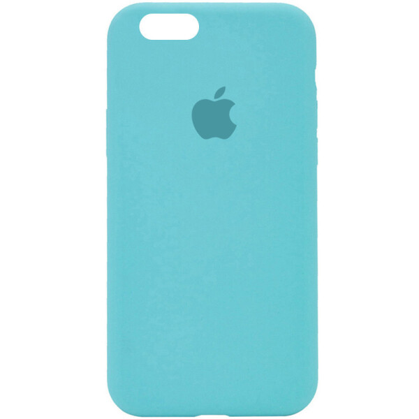 

Чехол Silicone Case Full Protective (AA) для Apple iPhone 6/6s (4.7") Бирюзовый / Marine Green (126755)