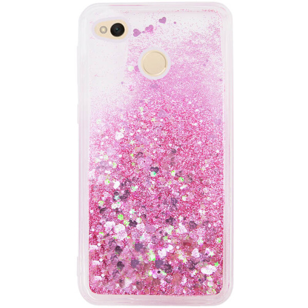 

TPU чехол Liquid hearts для Xiaomi Redmi 4X Розовый (85335)