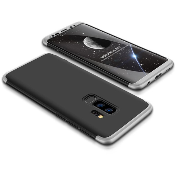 

-накладка GKK 3 in 1 Hard PC Case Samsung Galaxy S9+ Silver/Black