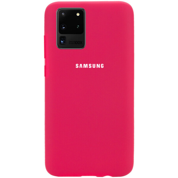 

Чехол Silicone Cover Full Protective (AA) для Samsung Galaxy S20 Ultra Розовый / Hot Pink (128563)