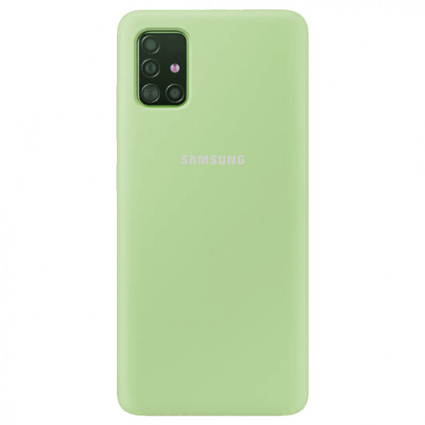 

Чехол Silicone Cover Full Protective (AA) для Samsung Galaxy A51 Мятный / Mint (122810)