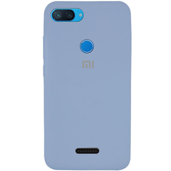

Чехол Silicone Cover Full Protective (AA) для Xiaomi Redmi 6 Голубой / Mist blue (129703)