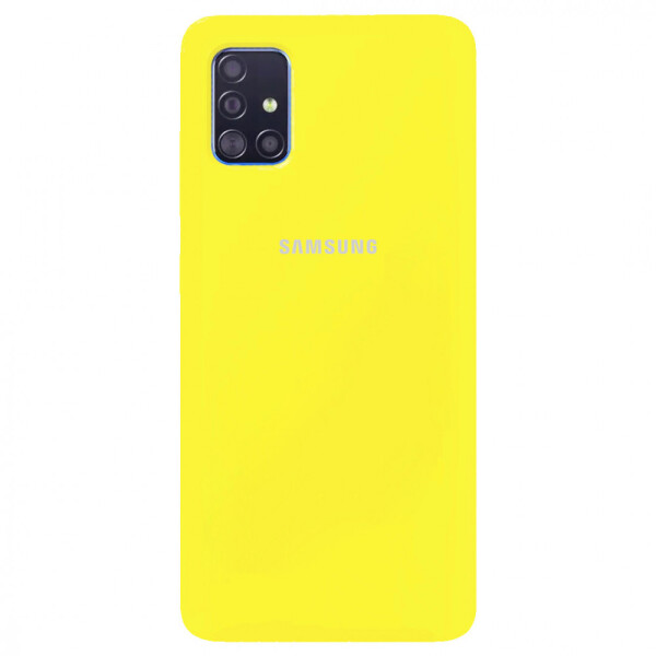 

Чехол Silicone Cover Full Protective (AA) для Samsung Galaxy A51 Желтый / Neon Yellow (133385)