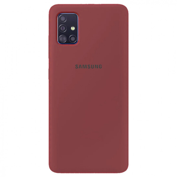 

Чехол Silicone Cover Full Protective (AA) для Samsung Galaxy A71 Красный / Camellia (133380)