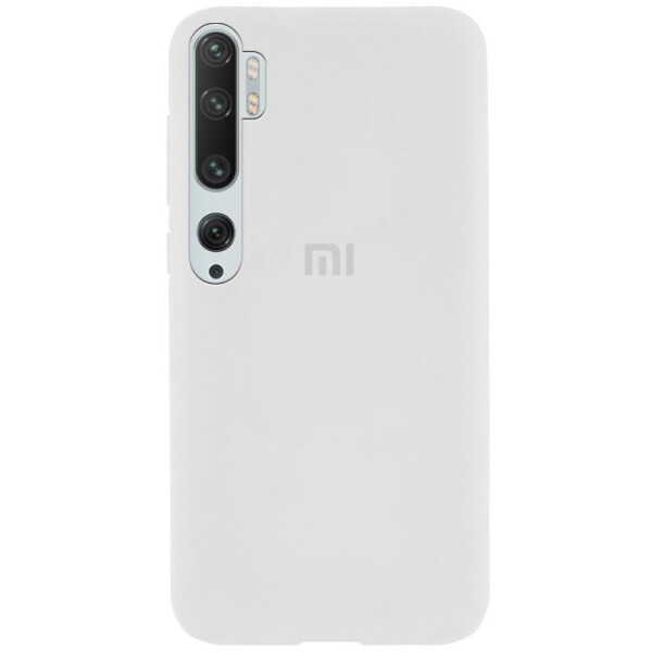 

Чехол Silicone Cover Full Protective (AA) для Xiaomi Mi Note 10 Белый / White (121503)