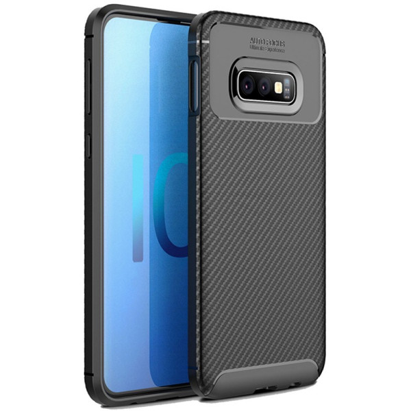 

-накладка Ipaky Carbon Fiber Series/Soft TPU Case Samsung Galaxy S10e Black