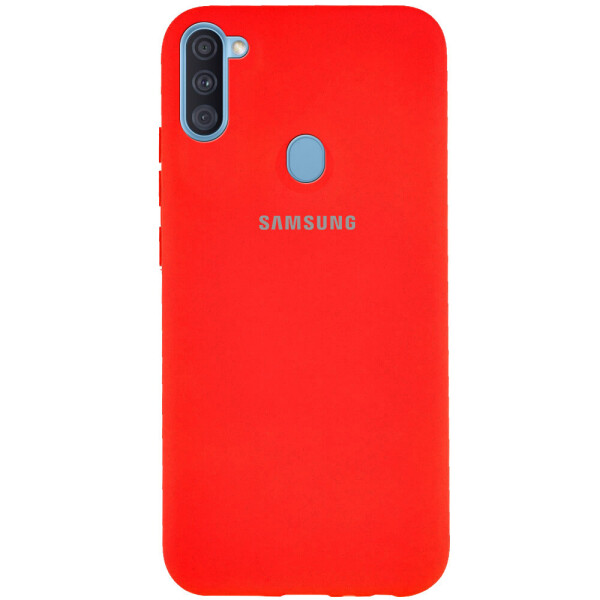 

Чехол Silicone Cover Full Protective (A) для Samsung Galaxy A11 Красный / Red (131955)