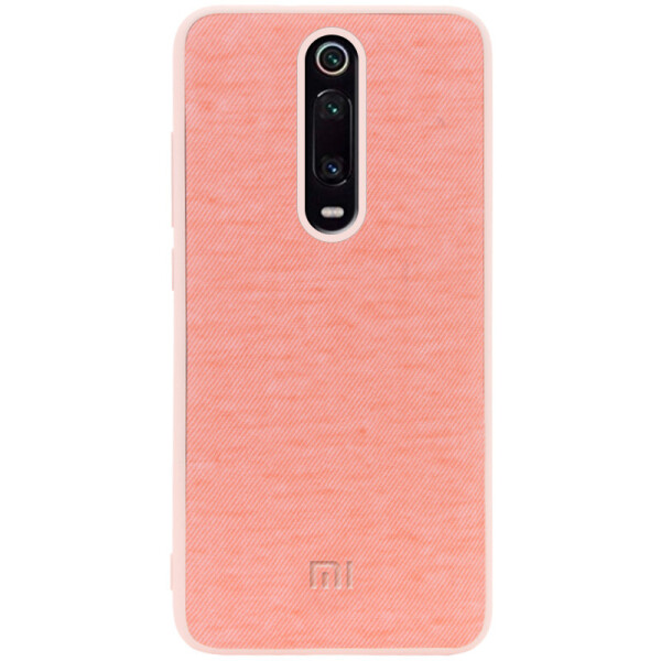 

TPU чехол Textile Logo для Xiaomi Mi 9T Розовый (44126178)