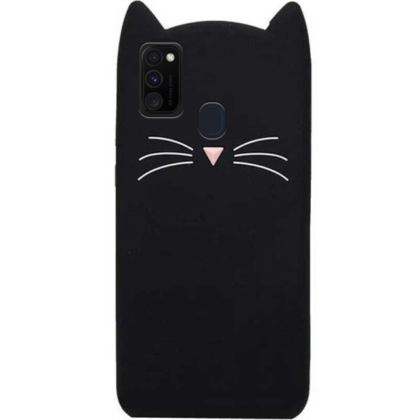 

Силиконовая накладка 3D Cat для Samsung Galaxy M30s Черный (133330)