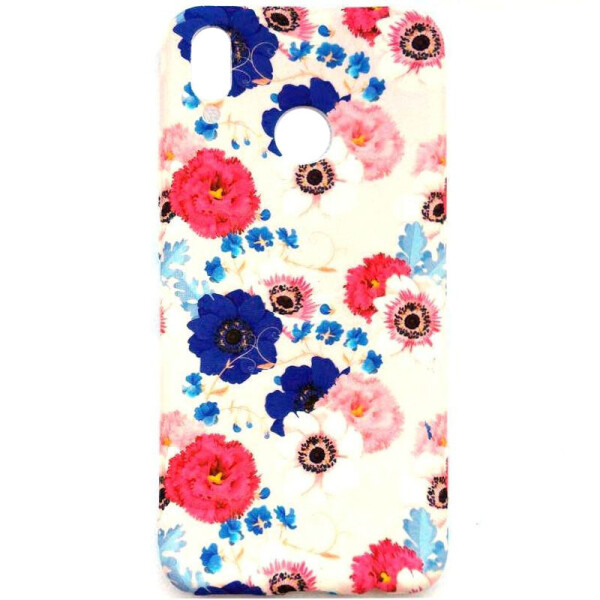 

TPU чехол Акварель Flower series для Huawei P Smart Z Фиалки белый фон (128990)