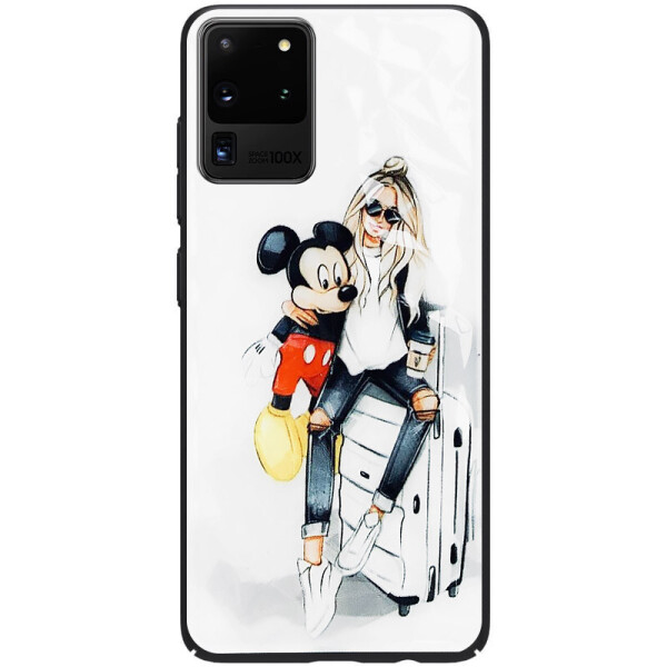 

TPU+PC чехол Prisma Ladies для Samsung Galaxy S20 Ultra Mickey (133611)