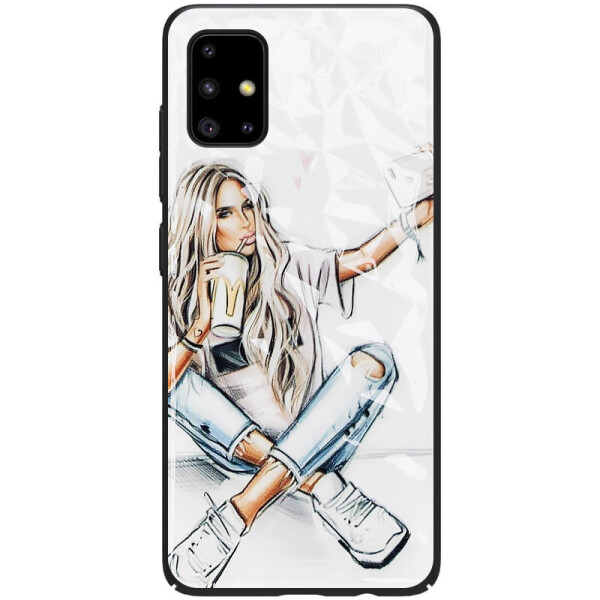 

TPU+PC чехол Prisma Ladies для Samsung Galaxy A71 Selfie (133623)
