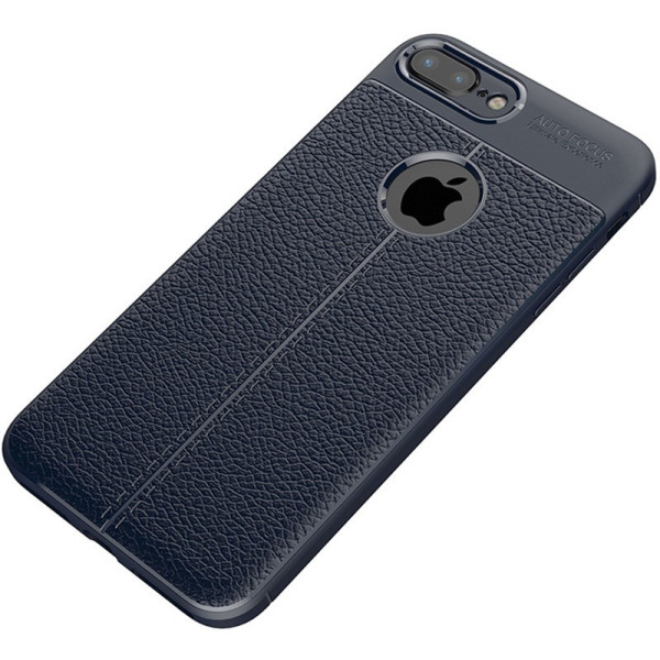 

-накладка Ipaky TPU Litchi Stria Series Case Apple iPhone 7 Plus/8 Plus Blue