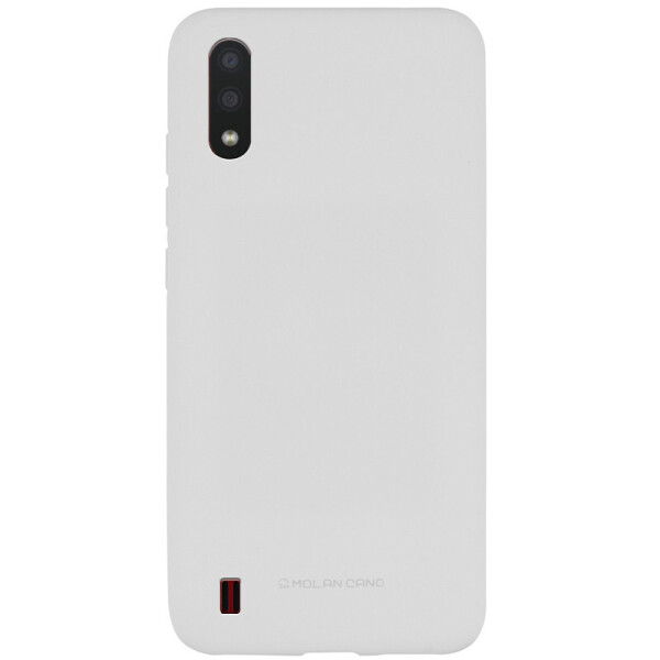 

TPU чехол Molan Cano Smooth для Samsung Galaxy A01 Серый (125601)