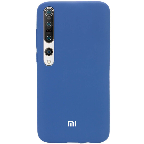

Чехол Silicone Cover Full Protective (AA) для Xiaomi Mi 10 Pro Синий / Navy Blue (128610)