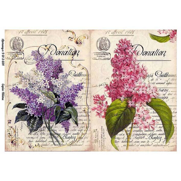 

Бумага для декупажа Alizarin 20 х 30 см Винтажные цветы (9013034)