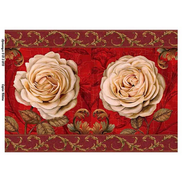 

Бумага для декупажа Alizarin 20 х 30 см Винтажные цветы (9013070)