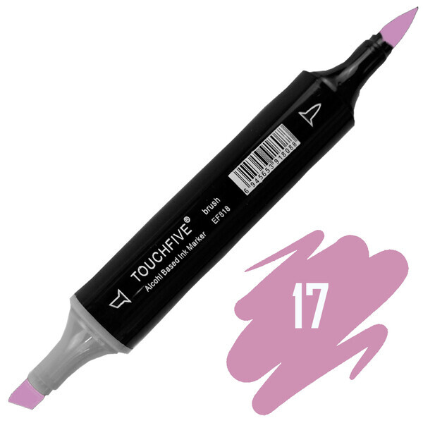 

Маркер-кисть двусторонний TOUCHFIVE BRUSH №17 Pastel Pink (Пастельный розовый) (BRTF2209-17)