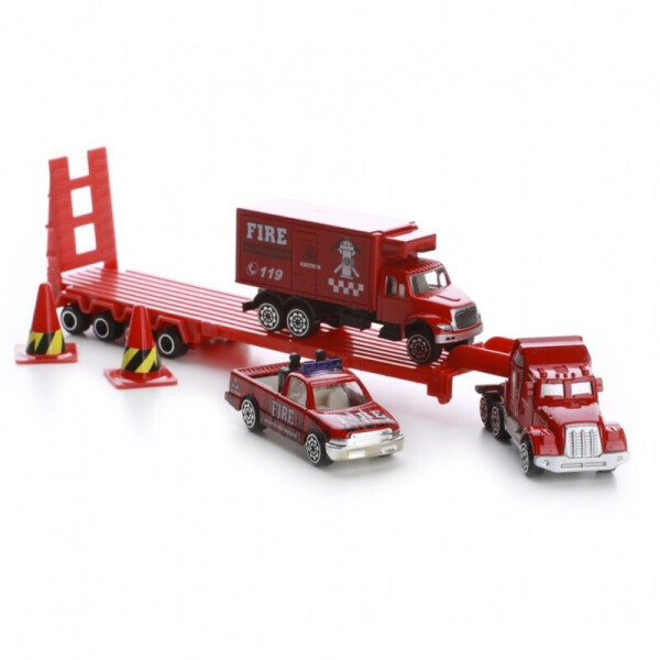 

Пожарники грузовик платформа фигурки Na-Na T44-031