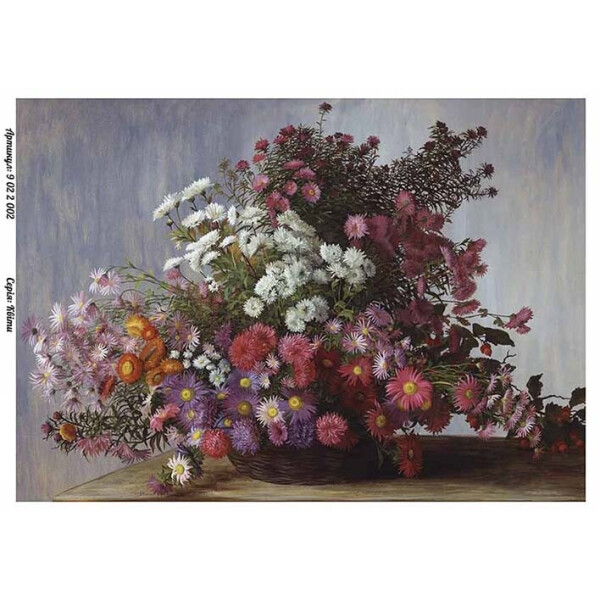 

Бумага для декупажа Alizarin 20 х 30 см Цветы (9022002)
