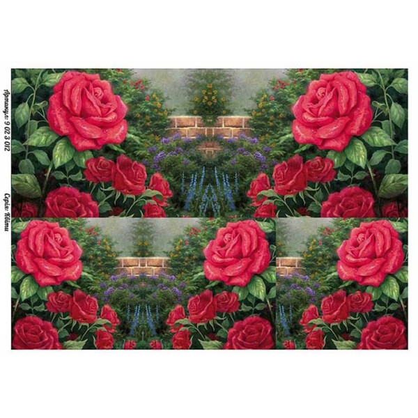 

Бумага для декупажа Alizarin 20 х 30 см Цветы (9023012)