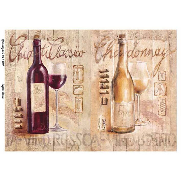 

Бумага для декупажа Alizarin 20 х 30 см Вино (9045007)
