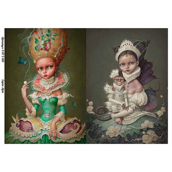 

Бумага для декупажа Alizarin 20 х 30 см Арт (9072001)