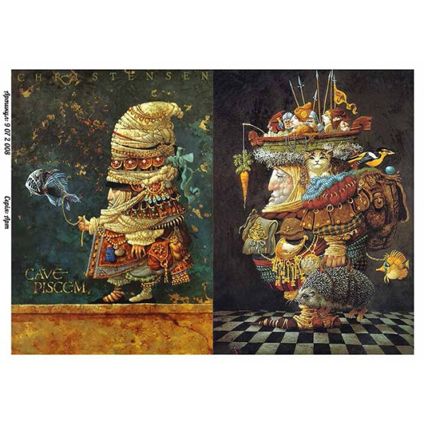 

Бумага для декупажа Alizarin 20 х 30 см Арт (9072008)