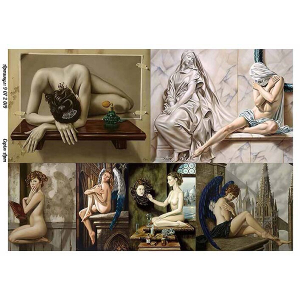 

Бумага для декупажа Alizarin 20 х 30 см Арт (9072019)