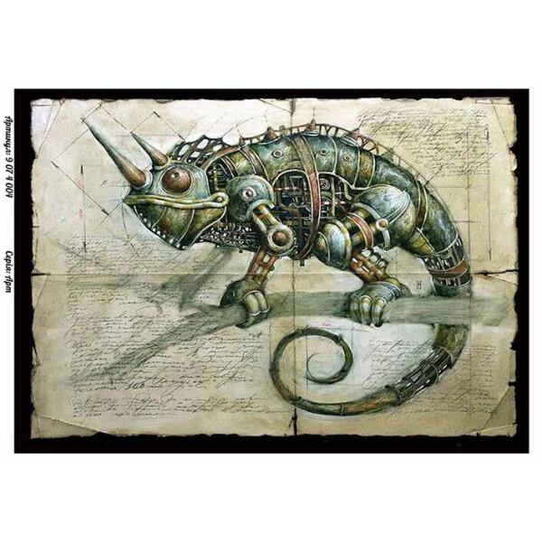 

Бумага для декупажа Alizarin 20 х 30 см Steampunk (9074004)
