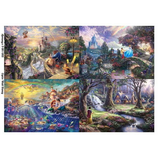 

Бумага для декупажа Alizarin 20 х 30 см Disney (9081005)