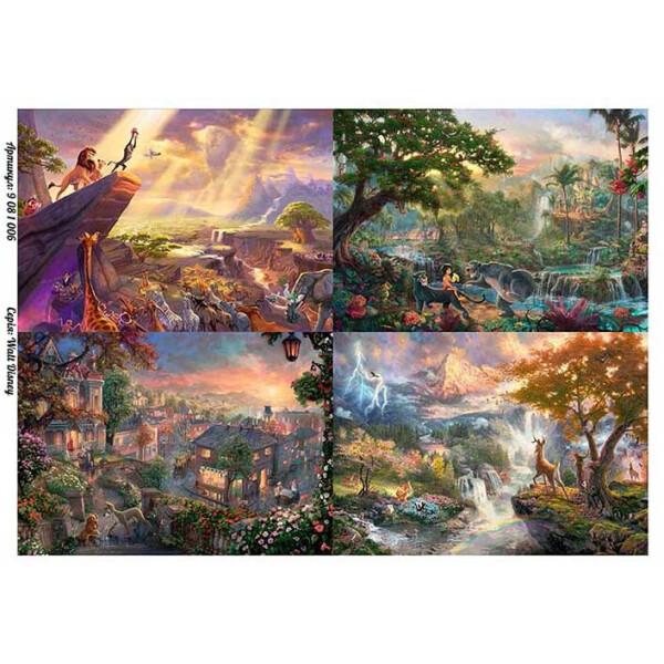 

Бумага для декупажа Alizarin 20 х 30 см Disney (9081006)