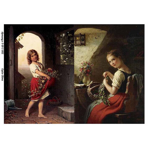 

Бумага для декупажа Alizarin 20 х 30 см Дети (9092002)