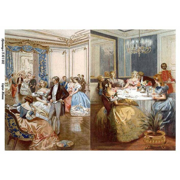 

Бумага для декупажа Alizarin 20 х 30 см Женщины (9101012)