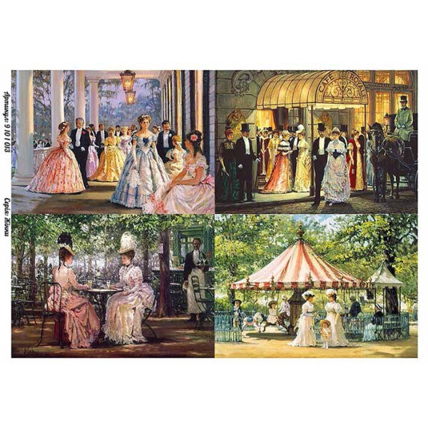 

Бумага для декупажа Alizarin 20 х 30 см Женщины (9101013)