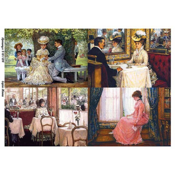 

Бумага для декупажа Alizarin 20 х 30 см Женщины (9101014)