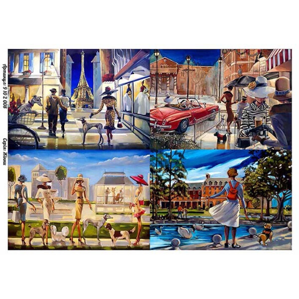 

Бумага для декупажа Alizarin 20 х 30 см Женщины (9102008)